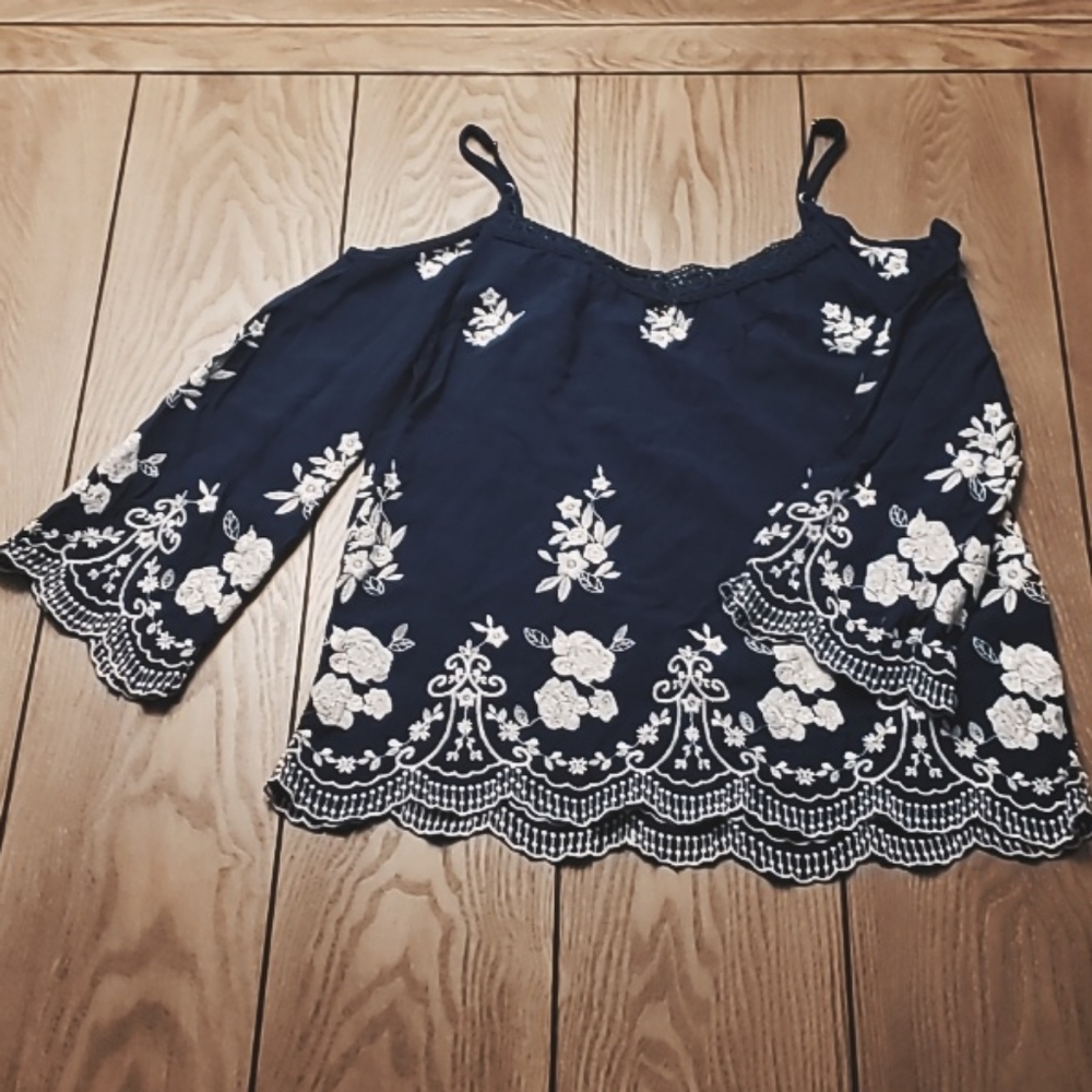 Sweet wanderer off the shoulder shirt